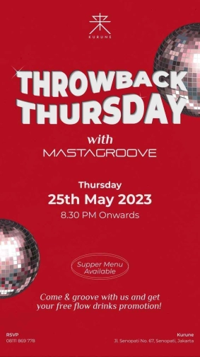 KURUNE JAKARTA - THROWBACK THURSDAY