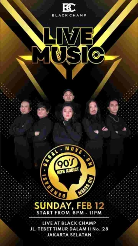 BLACK CHAMP JAKARTA - LIVE MUSIC
