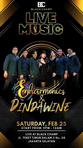 BLACK CHAMP JAKARTA - ENHARMONICS&DINDA WINE