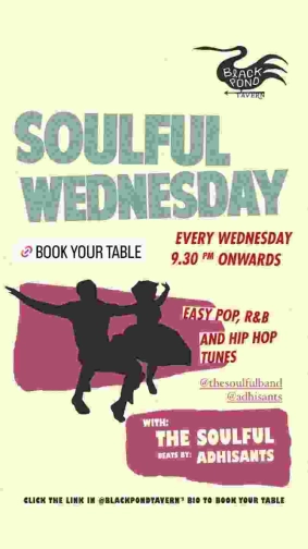 BLACK POND TAVERN JAKARTA - SOULFUL WEDNESDAY
