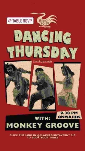 BLACK POND TAVERN JAKARTA - DANCING THURSDAY
