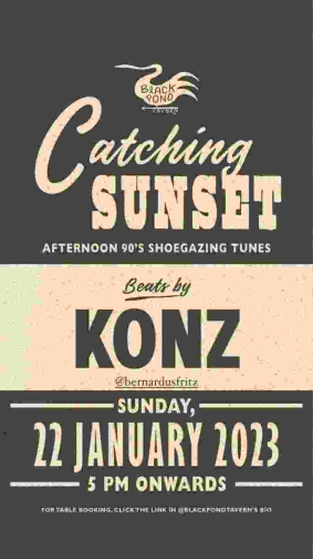 BLACK POND TAVERN JAKARTA - CATCHING SUNSET