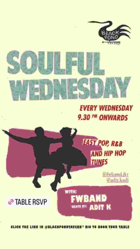 BLACK POND TAVERN JAKARTA - SOULFUL WEDNESDAY