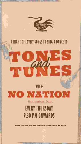 BLACK POND TAVERN JAKARTA - TONES AND TUNES