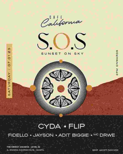 CAFE CALIFORNIA JAKARTA - S.O.S