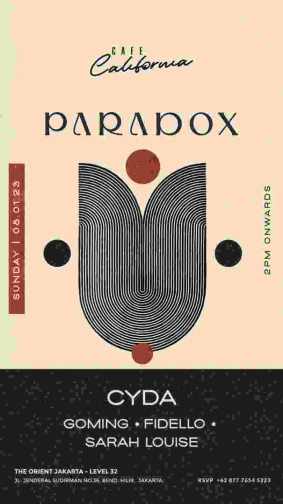 CAFE CALIFORNIA JAKARTA - PARADOX