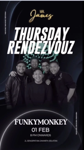 MR JAMES JAKARTA - THURSDAY RENDEZVOUS