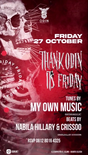 ODIN JAKARTA - THANK ODIN ITS FRIDAY