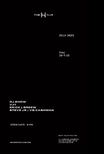 THE H CLUB SCBD JAKARTA - THURSDAY