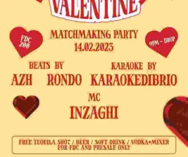 CHAND ROOFTOP LOUNGE JAKARTA  BE MY VALENTINE