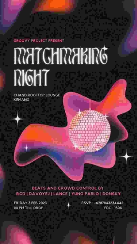 CHAND ROOFTOP LOUNGE JAKARTA - MATCHMAKING NIGHT