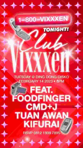 DING DONG DISCO JAKARTA - CLUB V1XXXEN