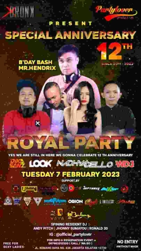 XDRONK JAKARTA - SPECIAL ANNIVERSARY 12TH