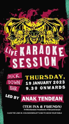 DUCK DOWN JAKARTA - LIVE KARAOKE SESSION
