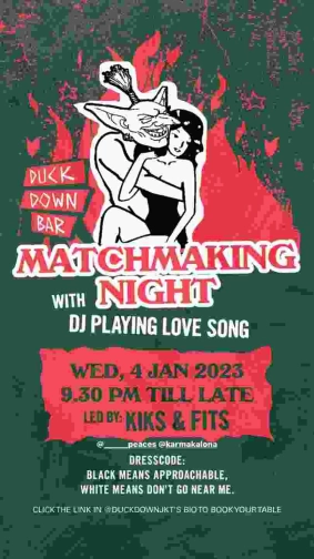DUCK DOWN JAKARTA - MATCHMAKING NIGHT