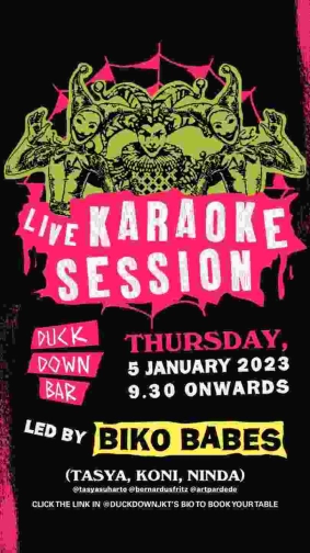 DUCK DOWN JAKARTA - LIVE KARAOKE SESSION