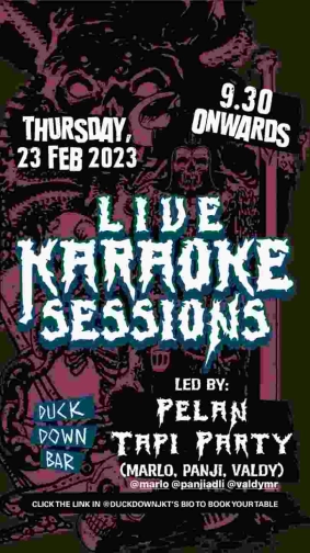 DUCK DOWN JAKARTA - LIVE KARAOKE SESSION