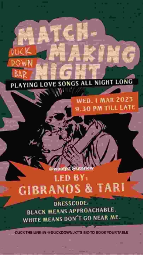 DUCK DOWN JAKARTA - MATCHMAKING NIGHT