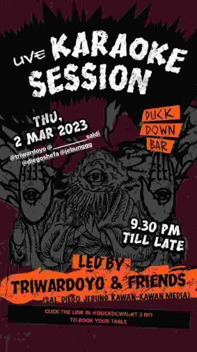 DUCK DOWN JAKARTA - LIVE KARAOKE SESSION