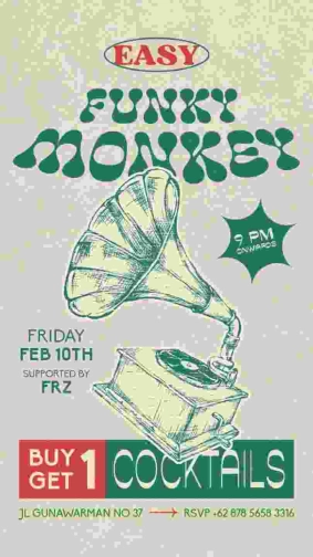 SPEAKEASY JAKARTA - FUNKY MONKEY