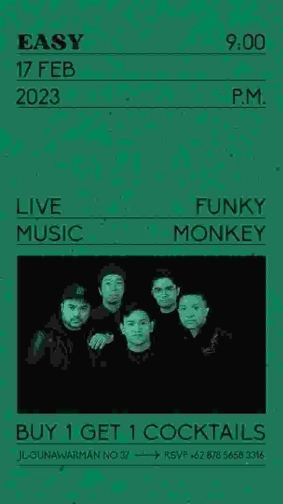SPEAKEASY JAKARTA - FUNKY MONKEY