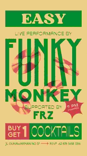 SPEAKEASY JAKARTA - FUNKY MONKEY