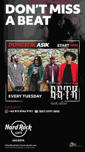 HARD ROCK CAFE JAKARTA - DOMESTIK ASIK