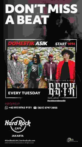 HARD ROCK CAFE JAKARTA - DOMESTIK ASIK