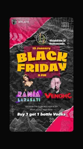 HIGHDRATE JAKARTA - BLACK FRIDAY