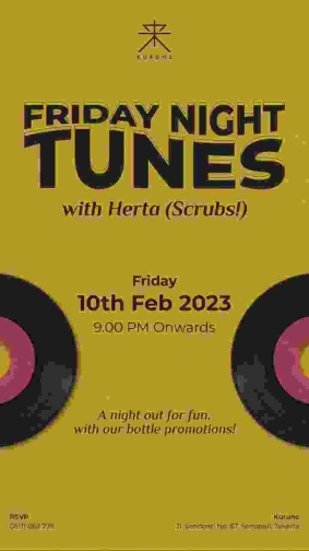 KURUNE JAKARTA - FRIDAY NIGHT TUNES