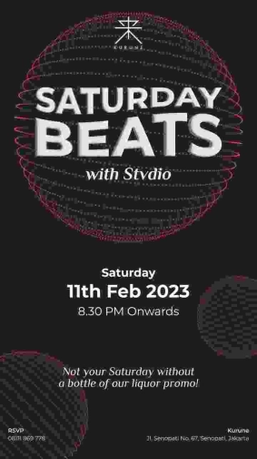 KURUNE JAKARTA - SATURDAY BEATS