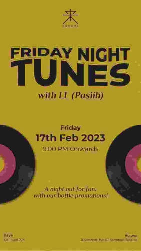 KURUNE JAKARTA - FRIDAY NIGHT TUNES