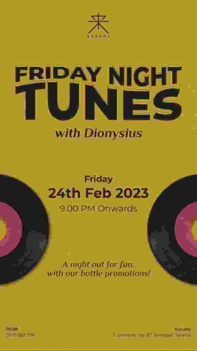 KURUNE JAKARTA - FRIDAY NIGHT TUNES