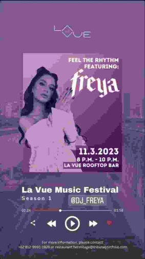 LA VUE ROOFTOP BAR JAKARTA - FREYA