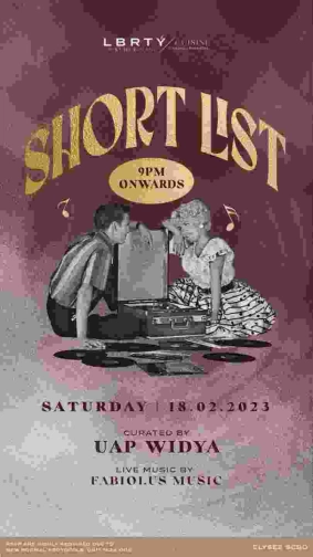 LBRTY JAKARTA - SHORT LIST