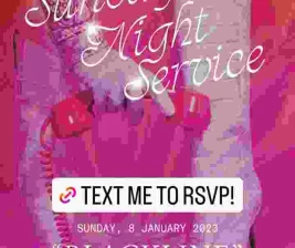 MS JACKSON JAKARTA  SUNDAY NIGHT SERVICE