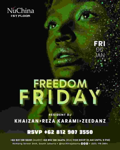 NU CHINA JAKARTA - FREEDOM FRIDAY