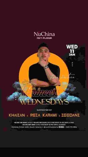 NU CHINA JAKARTA - PRINCESS NITE WEDNESDAY