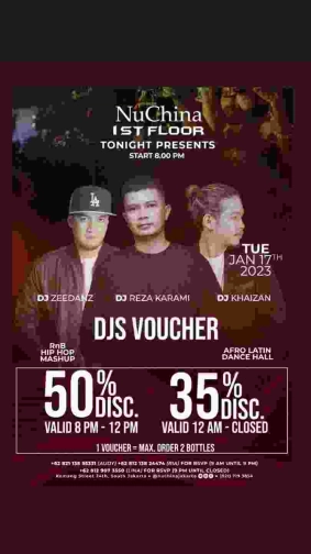 NU CHINA JAKARTA - DJS VOUCHER