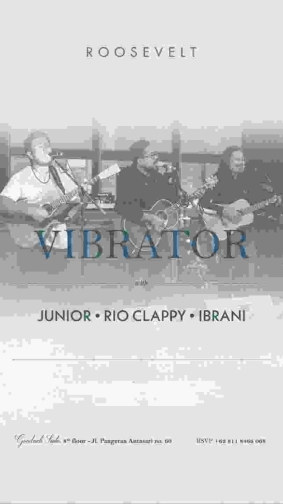ROOSEVELT JAKARTA - VIBRATOR