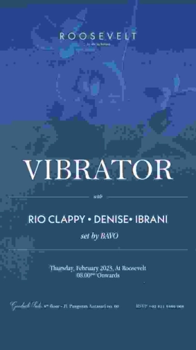 ROOSEVELT JAKARTA - VIBRATOR