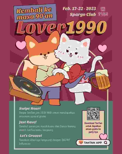 SPARGO JAKARTA - LOVER 1990