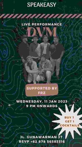SPEAKEASY JAKARTA - DVM 