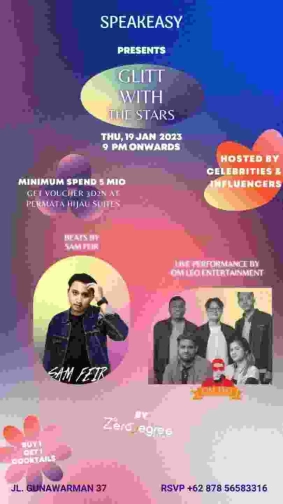 SPEAKEASY JAKARTA - GLITT WITH THE STARS