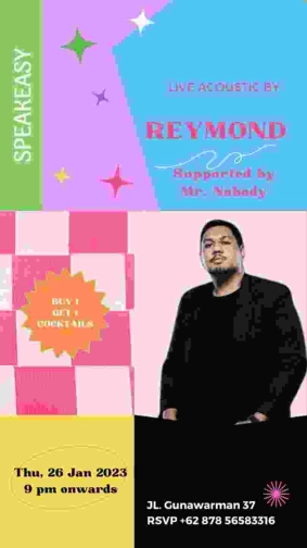 SPEAKEASY JAKARTA - REYMOND