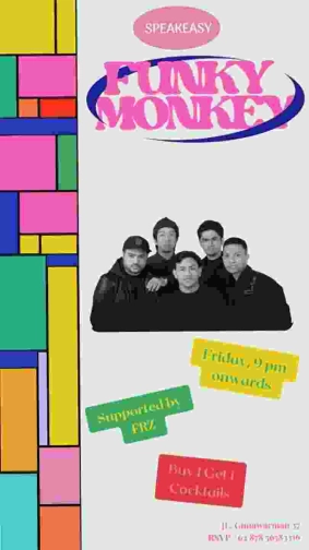 SPEAKEASY JAKARTA - FUNKY MONKEY