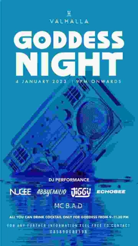 VALHALLA JAKARTA - GODDESS NIGHT