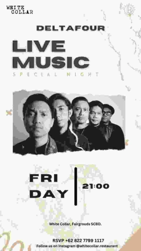 WHITE COLLAR JAKARTA - DELTAFOUR LIVE MUSIC