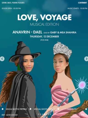 CONTINENT JAKARTA - LOVE, VOYAGE MUSICAL EDITION