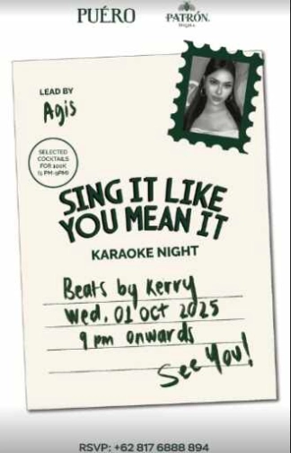 PUERO SENOPATI JAKARTA - SING IT LIKE YOU MEAN IT